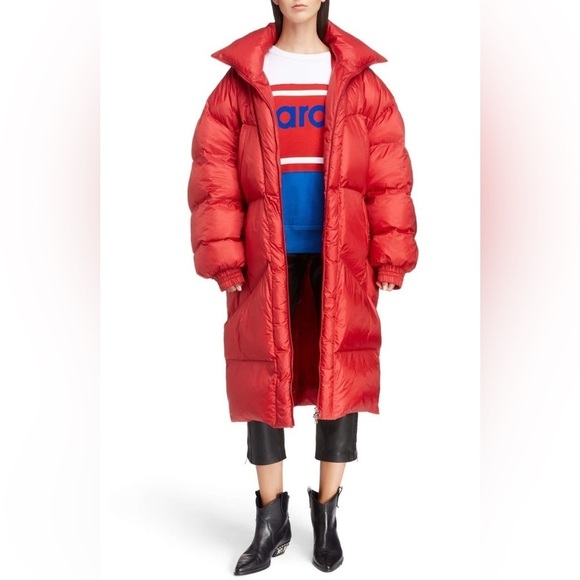 Isabel Marant Étoile Cray Longline Puffer Coat - Picture 1 of 4
